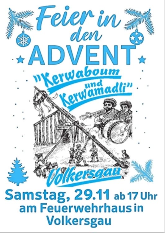 Flyer Feier in den Advent Volkersgau